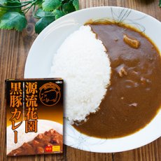 Photo1: ご当地レトルトカレー 埼玉 源流花園黒豚カレー 中辛（１人前 200ｇ）(Japanese Gotochi Retort Curry Saitama Genryu Hanazono Kurobuta Curry - Medium Hot (200g per serving)) (1)