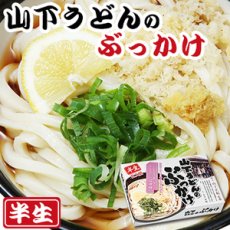 Photo1: 讃岐うどん　山下のぶっかけうどん　2食入（半生麺、箱） (1)