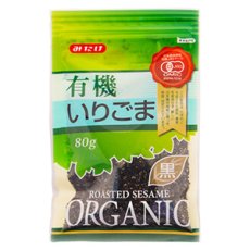 Photo2: 有機いりごま黒 80ｇ（有機JAS認定） 黒胡麻 オーガニック みたけ食品 (2)