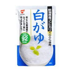 Photo2: 白がゆ250g たいまつ食品 レトルト おかゆ 新潟県産こしひかり コシヒカリ 国内産 ダイエット(Japanese White rice gruel 250g, retort porridge, Niigata Koshihikari, Koshihikari, domestic, diet) (2)