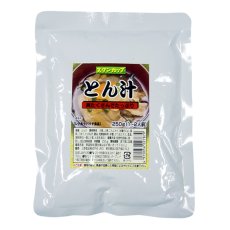 Photo2: レトルト 総菜 豚汁250ｇ 醤油味 具だくさん 長期１年保存 (2)