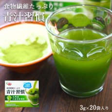 Photo1: 青汁習慣 3gX20包入 JA全農 大麦若葉 乳酸菌配合 野菜不足 ドリンク 国産 (1)