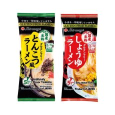 Photo6: グルテンフリー 国産 米粉麺 ラーメン 2種12食セット しょうゆ＆とんこつ風(Japanese Gluten-Free Japanese Rice Flour Noodles Ramen, 2 kinds, 12-serving set, soy sauce & pork bone broth style) (6)