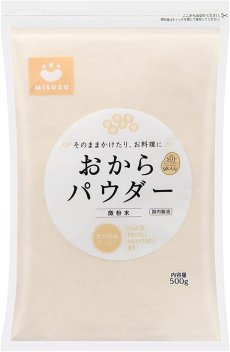 Photo1: みすずコーポレーション おからパウダー 微粉末 500g 【海外発送可】 (1)