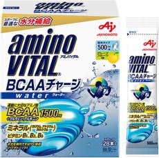 Photo1: 味の素 アミノバイタル BCAAチャージウォーター グレープフルーツ味 アミノ酸 1500mg BCAA アルギニン スポーツドリンク 粉末 水に溶けやすい 28個 【海外発送可】 (1)